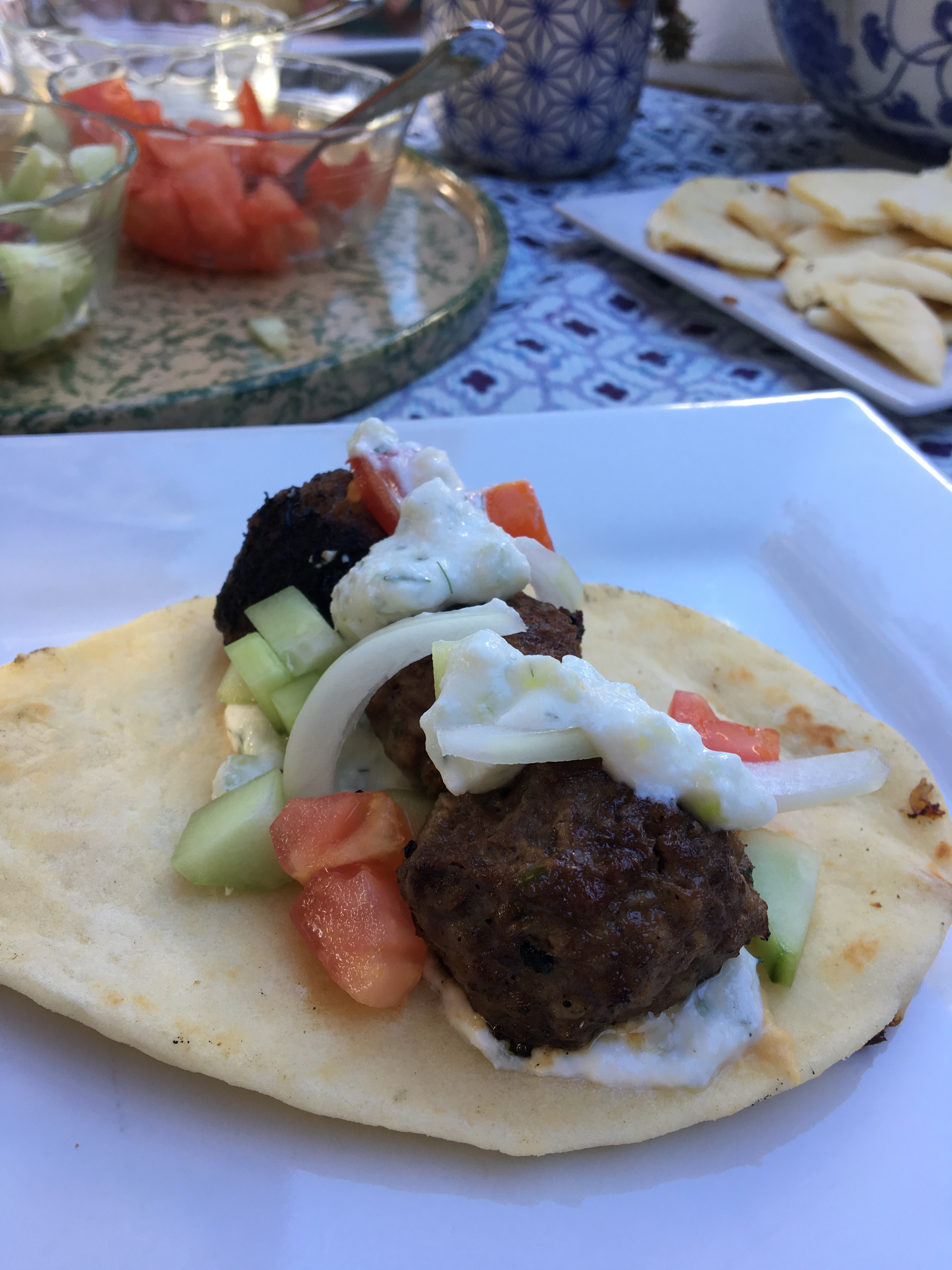 Greek Nite – Gyro Shannon Style- summer grillin’