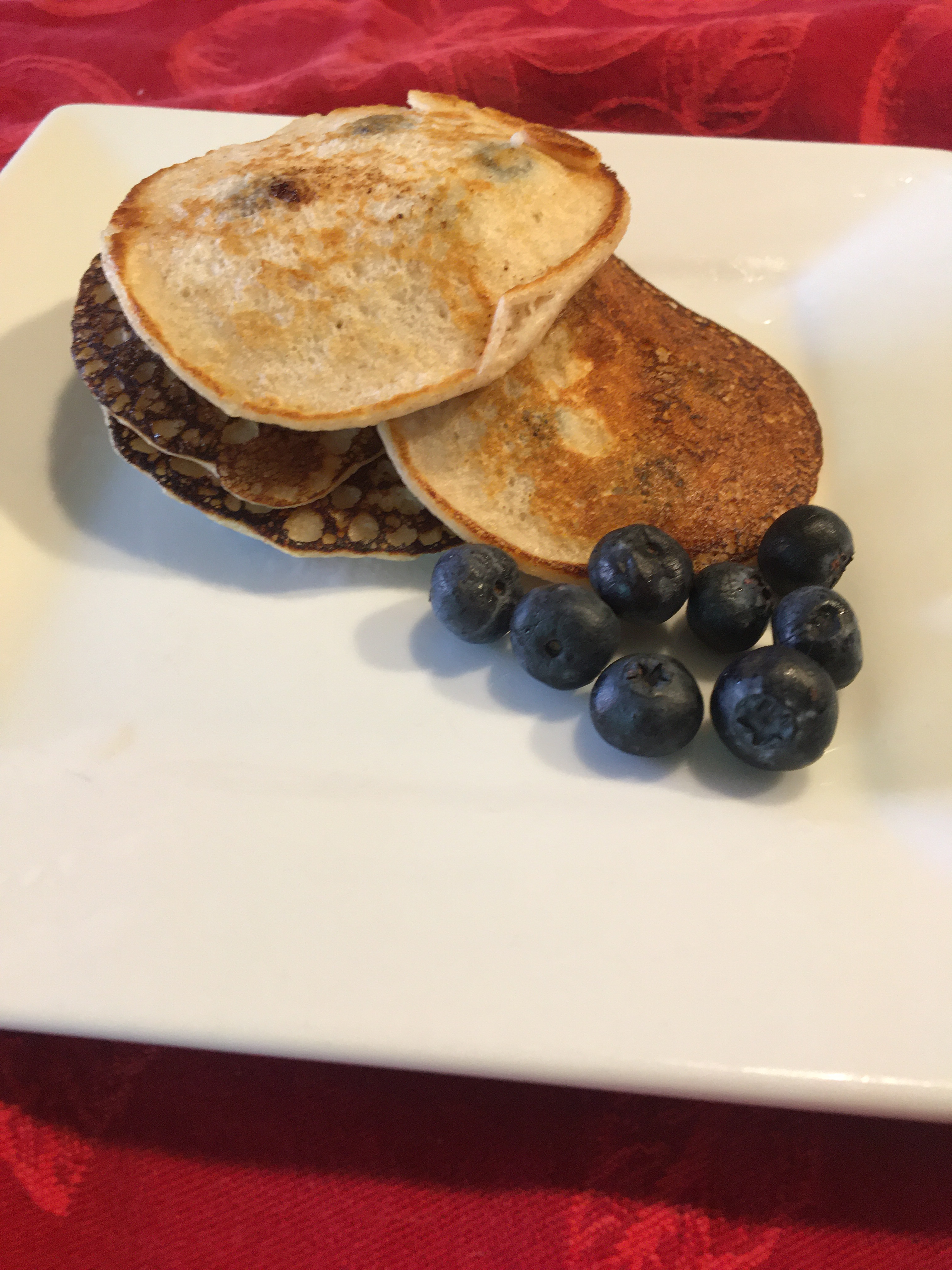 Protein Packed Blueberry Griddle cakes